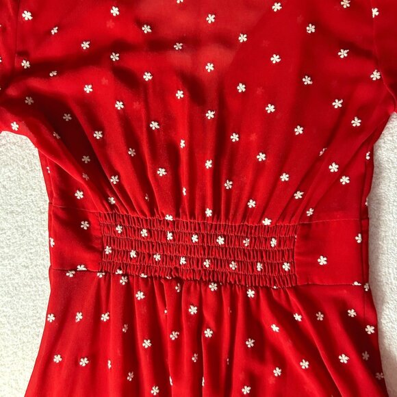 Maje Raola floral-embroidered dress /SIZE 36 (U.S. Small) - Picture 6 of 14